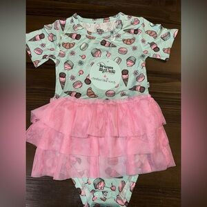 Dream Big Little Co. Pink Tutu Bodysuit
